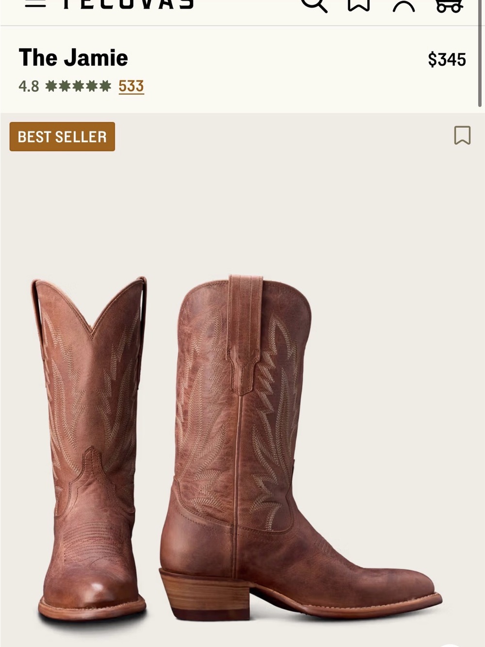 TECOVAS 7.5 Women’s The Jamie in Goat - Picture 6 of 6